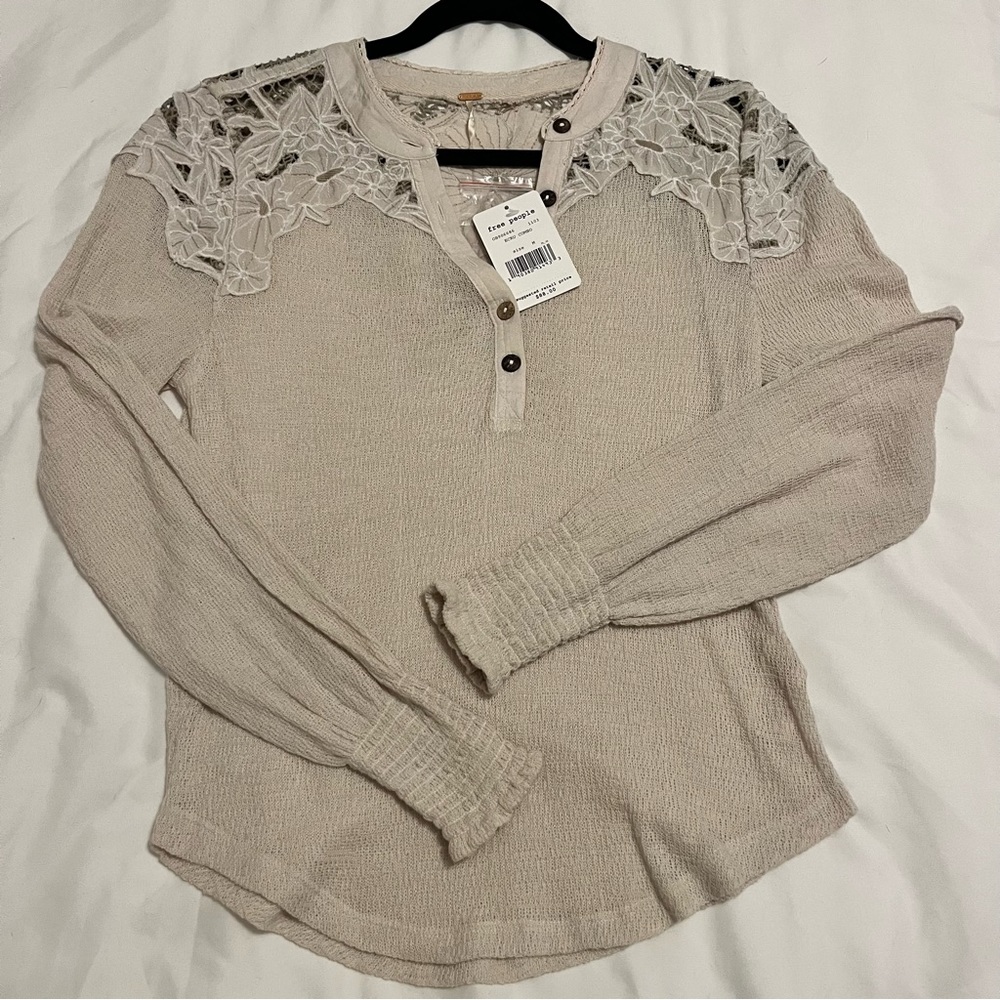 Free people embroidered shirt